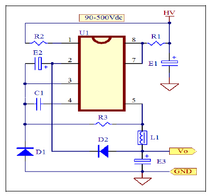 220v轉(zhuǎn)12v-220v轉(zhuǎn)5v電路圖-高耐壓IC	，電源模塊,第1張