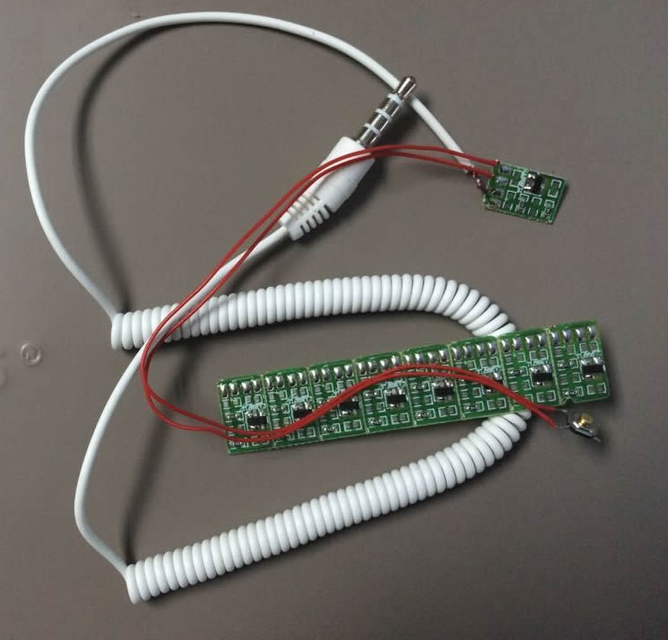 自拍桿線控方案,自拍神器自拍桿專用PCBA板鍵一體PCB,第1張